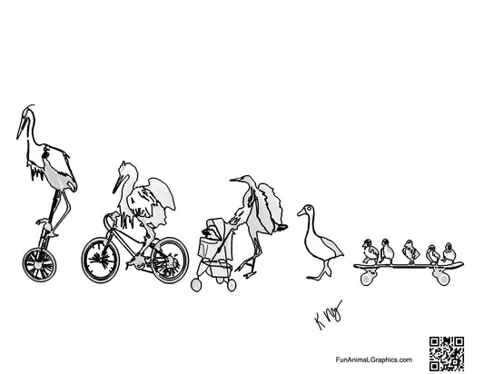 FREE "Bird Parade" Coloring Page - link sent to your email for download under separate cover from your order confirmation after check out.  No purchase necessary.    Your download link will be emailed separately in short order.