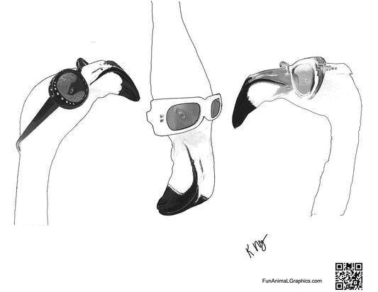 FREE "Stylin' Flamingos" Coloring Page - link sent to your email for download under separate cover from your order confirmation after check out.  No purchase necessary.    Your download link will be emailed separately in short order.
