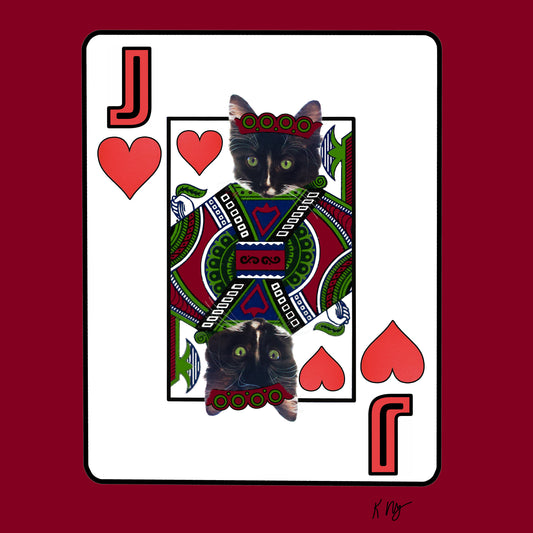 Jack of Hearts Playing Card Background (1 Pet)